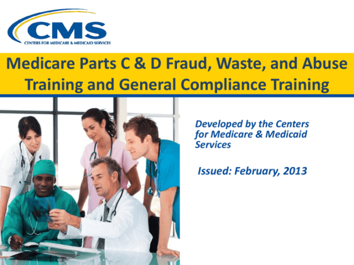 Medicare parts c and d fraud waste and abuse