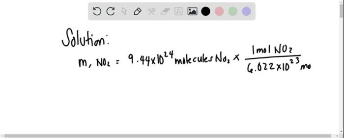 The number of molecules in 2 moles of becl2 is