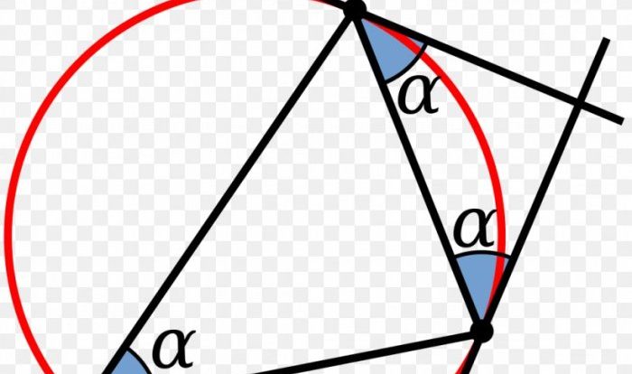 Angle measure circumscribed circle