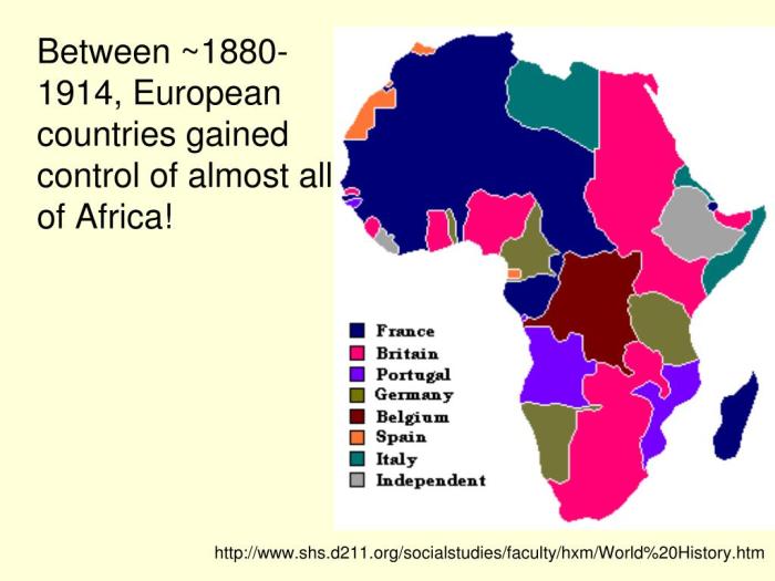 Which statement best reflects an effect of imperialism in africa